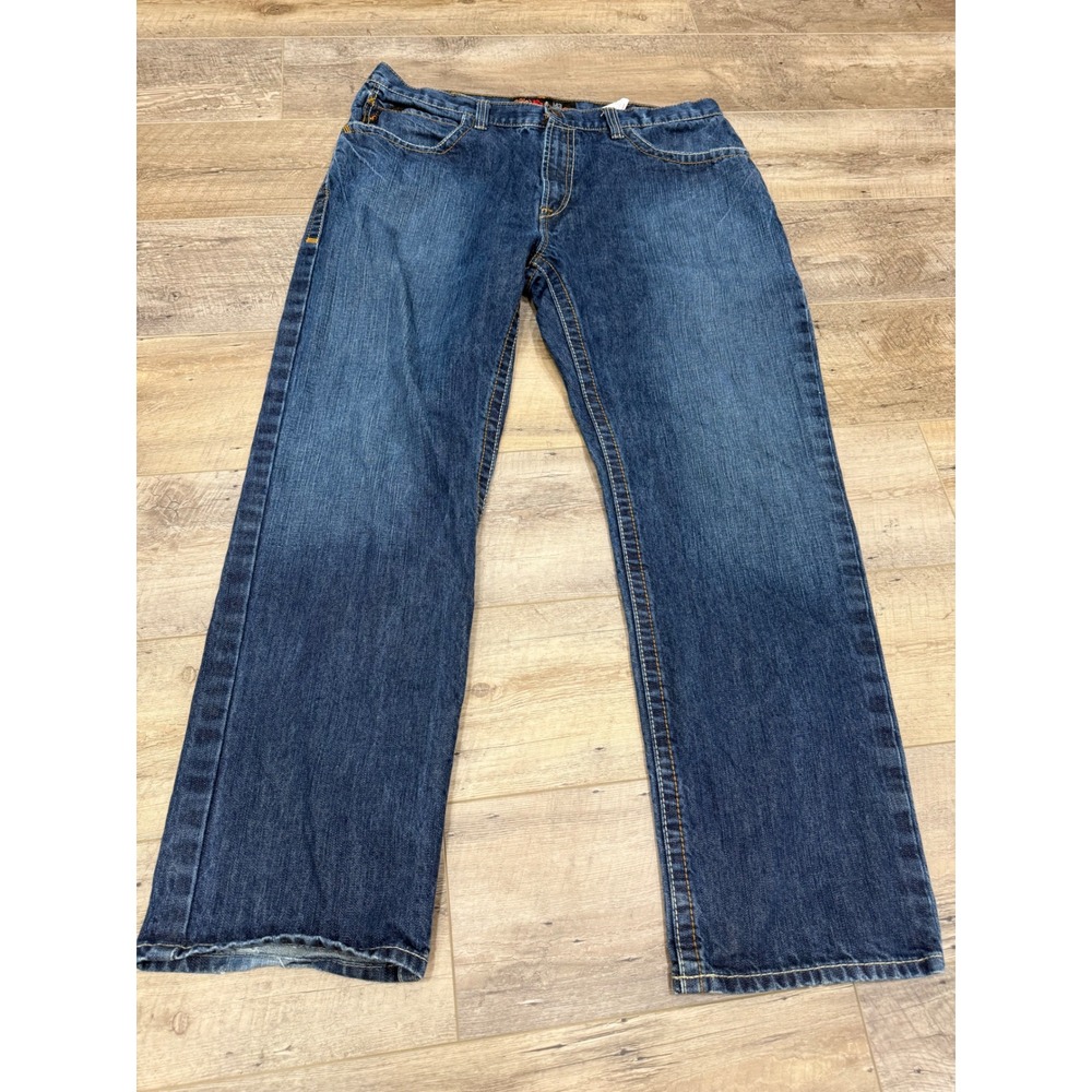 Ariat Work FR M3 Loose Fit Jeans Mens 38x32 Medium Wash Flame Resistant Denim